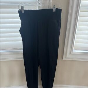 Champion Women's Black Ribbed Joggers